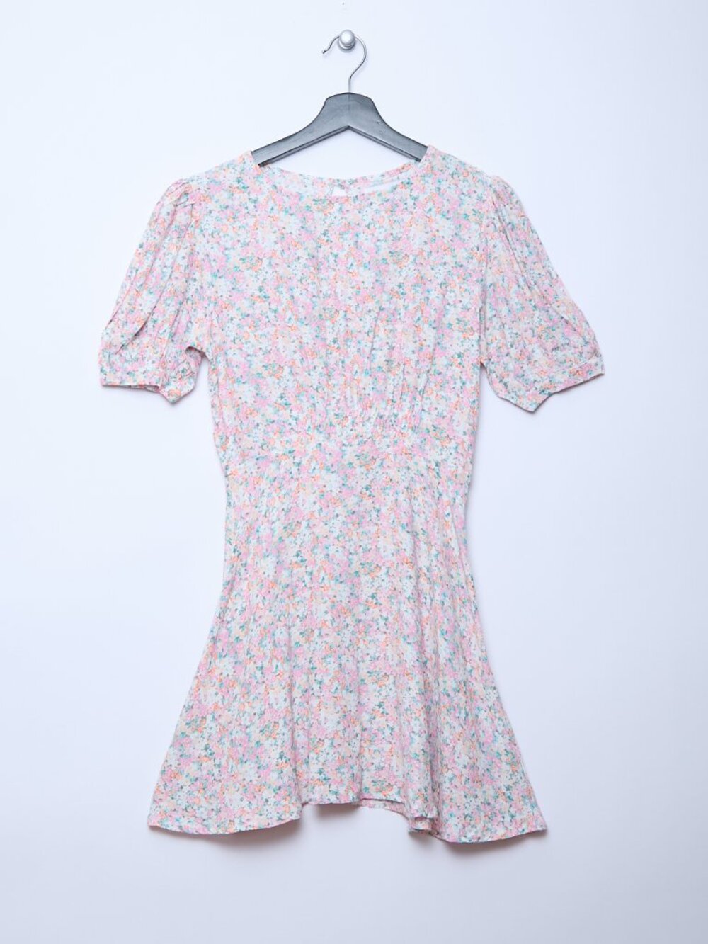 Faithfull The Brand Sidonie Vionette Floral Mini Dress XS cottagecore spring